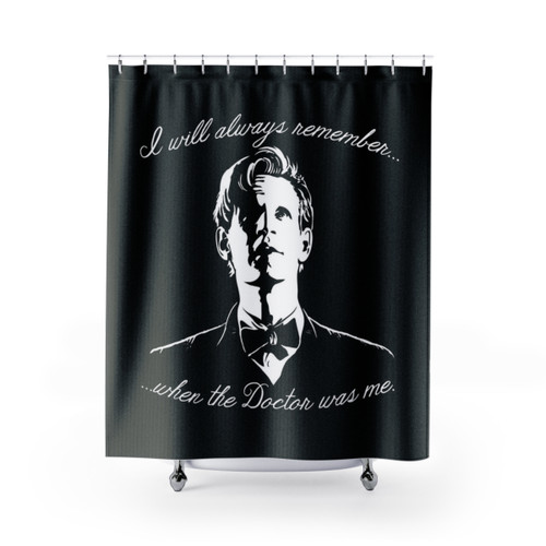 Eleventh Doctor Shower Curtains