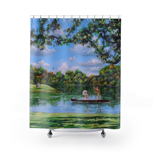 Mary Poppins Park Themed Shower Curtains