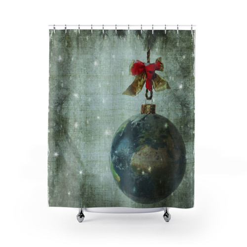 Peaceful Christmas Shower Curtains