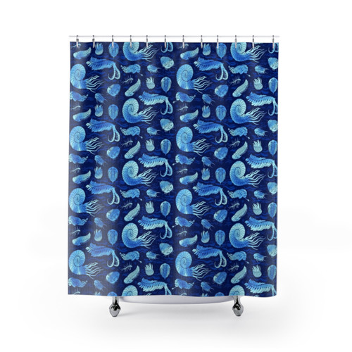 Trilobite and Anomalocaris Shower Curtain
