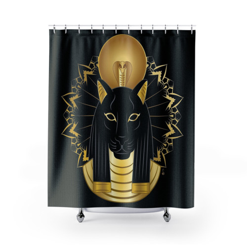 Sekhmet Egyptian Goddess Shower Curtains