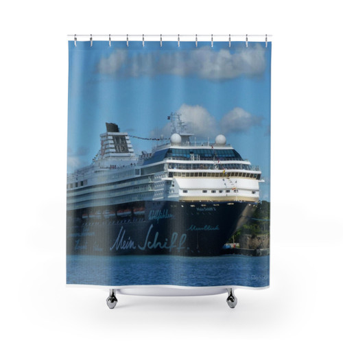 Mein Schiff 2 Cruise Ship Shower Curtain