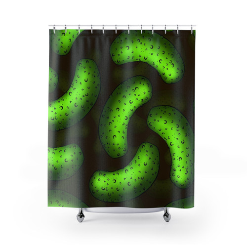 Pickle Pattern Shower Curtains