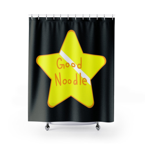 Spongebob Shower Curtains with Good Noodle Award Star