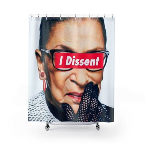 Notorious RBG Feminist Shower Curtains