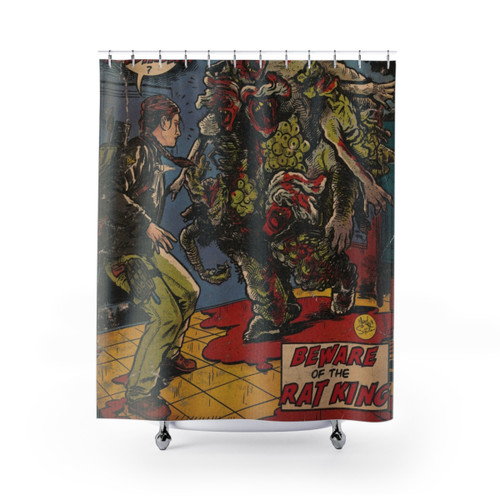 The Last of Us 2 Rat King Fan Art Shower Curtains