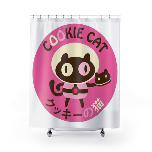Cookie Cat 1 Shower Curtain - Vibrant and Stylish Design