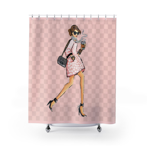 Stylish Be Fabulous Designer Shower Curtain