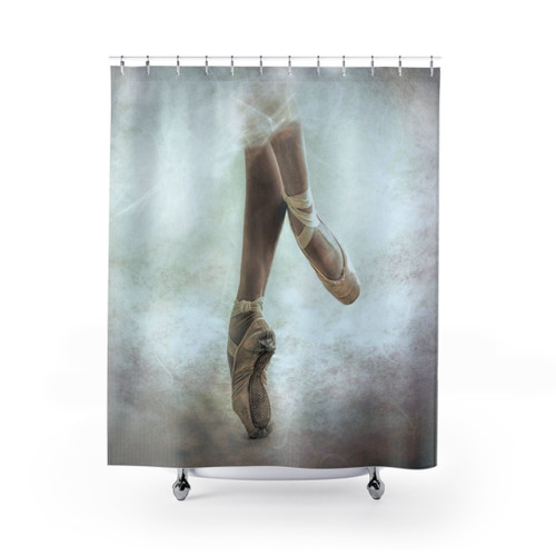 Ballerina Pique Shower Curtains for Ballet Lovers