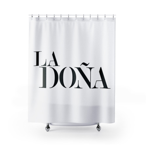 Black Singer American Shower Curtains