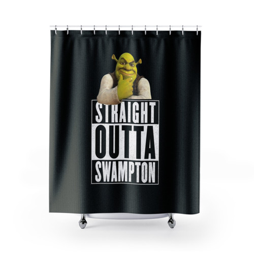 Shrek Straight Outta Swampton Shower Curtain