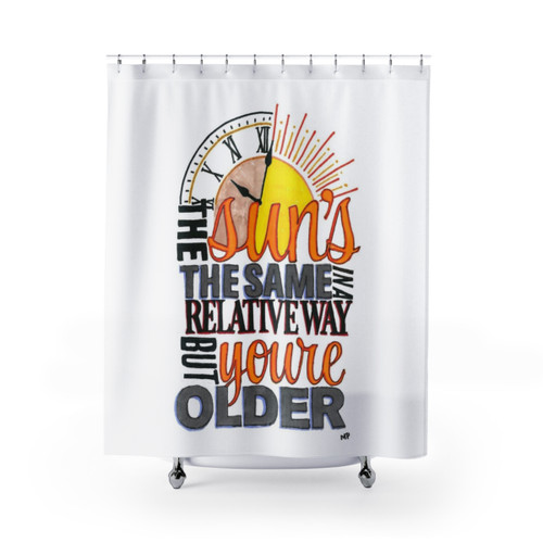 Pink Floyd Time Shower Curtain