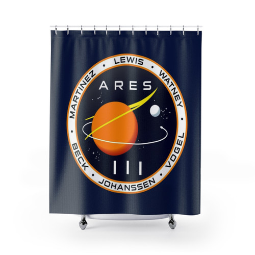 The Martian Sci-Fi Shower Curtains