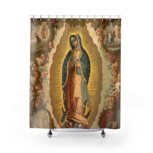 Virgin of Guadalupe Shower Curtain