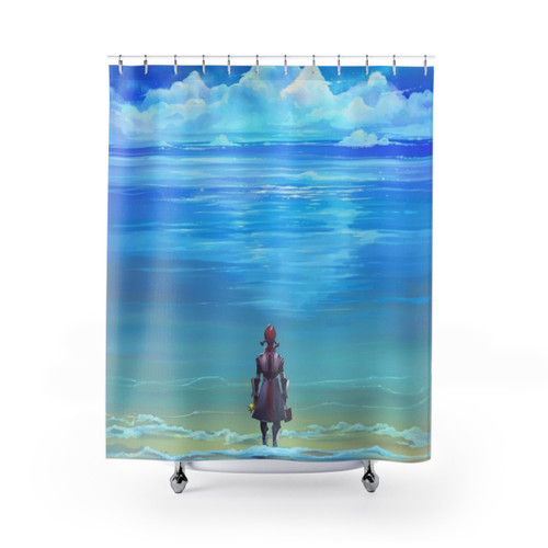 Seashores of Eternity Video Game Shower Curtains