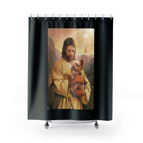 Yorkshire Terrier Baby Shower Curtains for Dog Lovers
