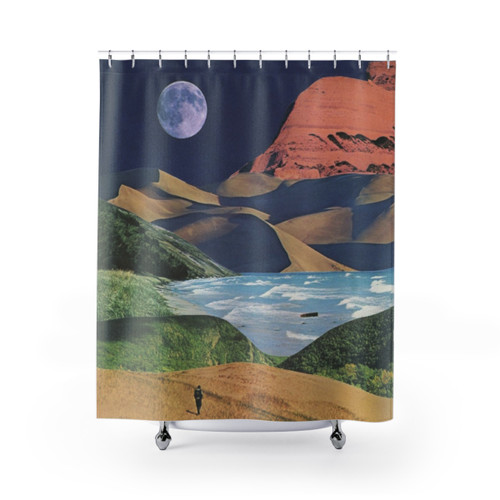 Vintage Landscape Shower Curtains
