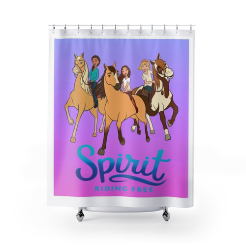 Spirit Riding Free Horse Shower Curtains