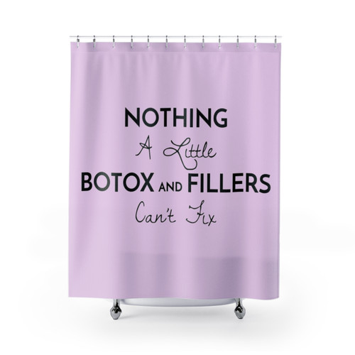 Funny Botox Shower Curtains
