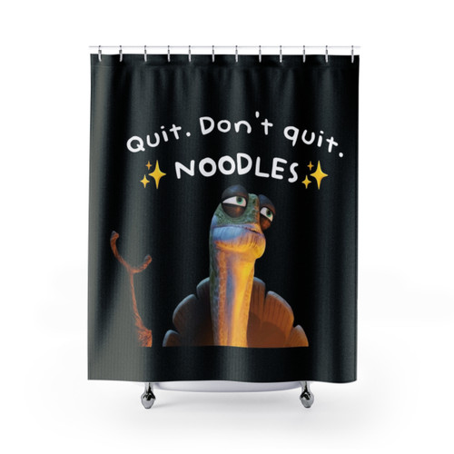 Kung Fu Panda Oogway Inspirational Shower Curtain