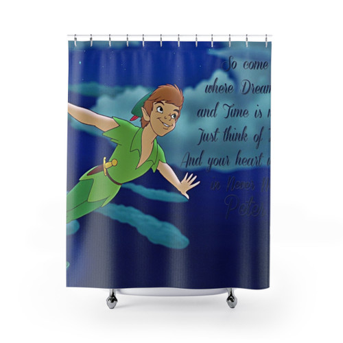 Colorful Peter Pan Shower Curtain