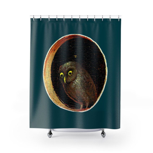Hieronymus Bosch Owl Garden of Earthly Delights Shower Curtain
