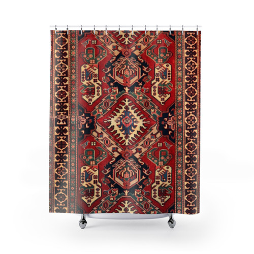 Vintage Oriental Rug Shower Curtain