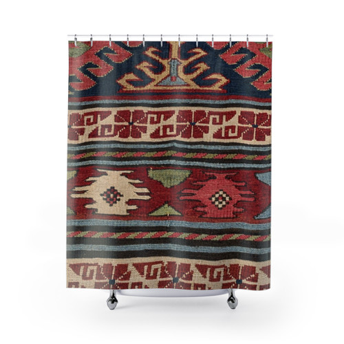Colorful Aztec Vibes Shower Curtains