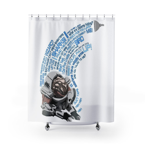 Bioware Grunt Shower Curtain - Mass Effect Inspired Home Decor