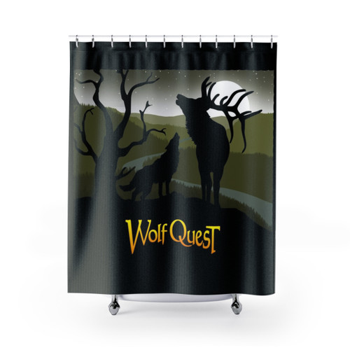 Wolf and Elk Dream Shower Curtains