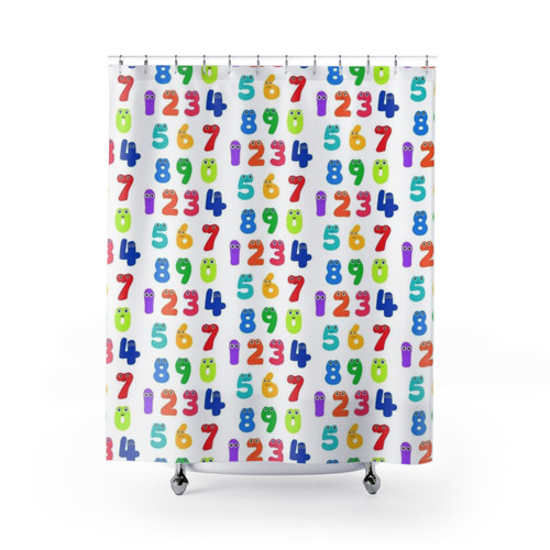 Cbeebies Numberjacks Themed Shower Curtain