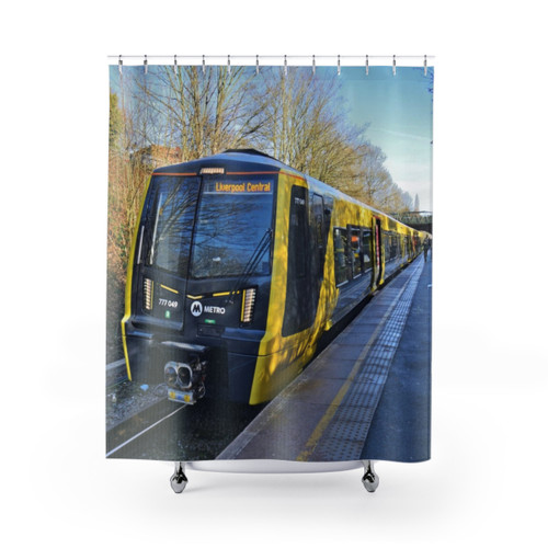 Merseyrail Class 777 at Kirkby Station Shower Curtain