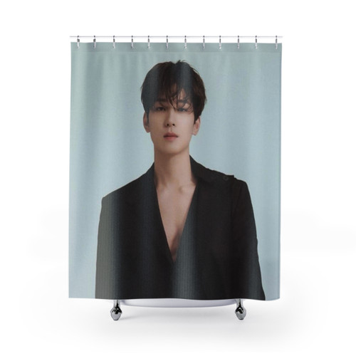 Seventeen Wonwoo Shower Curtains - Stylish K-Pop Bathroom Decor