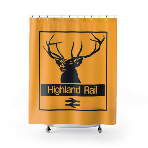 Highland Rail Themed Shower Curtains