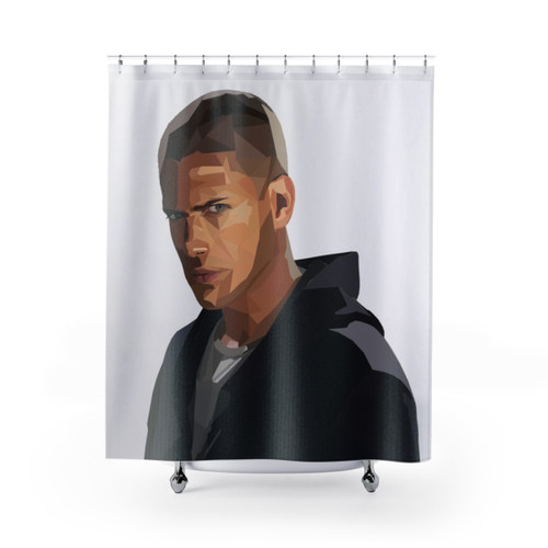 Michael Scofield Prison Break Themed Shower Curtains