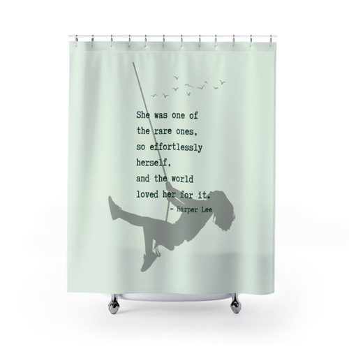 To Kill A Mockingbird Themed Shower Curtain