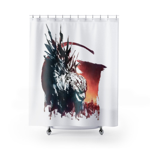 Godzilla Kaiju Shower Curtain