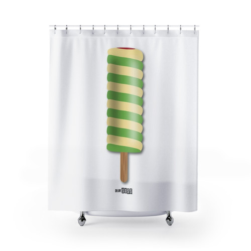 Retro Ice Cream Lolly Shower Curtains