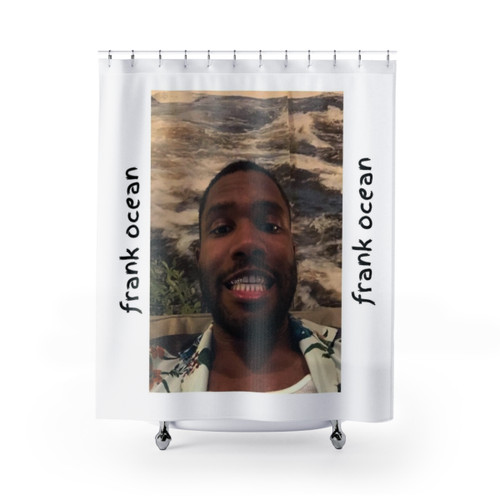 Frank Ocean Inspired Shower Curtain with Aesthetic Design
