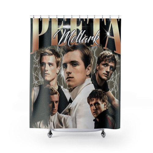 Peeta Mellark Vintage Unisex Shower Curtains