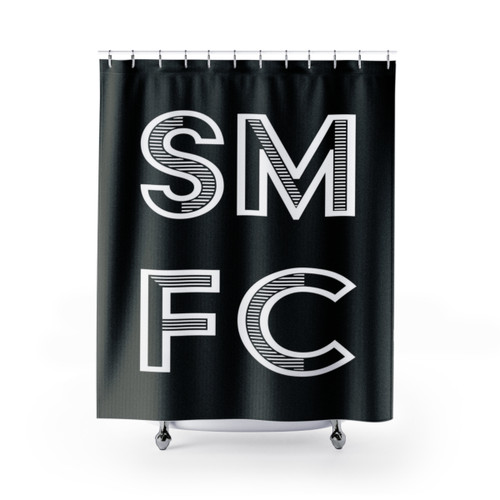 SMFC Football-Themed Shower Curtain