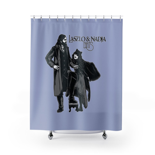 Laszlo and Nadja Humorous Shower Curtains