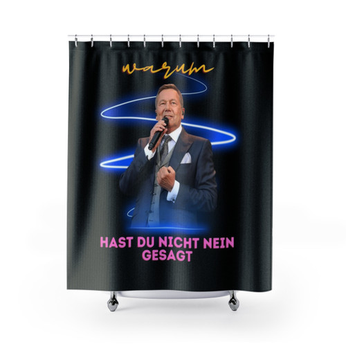 Roland Kaiser Shower Curtains - Schlager Singer Merchandise