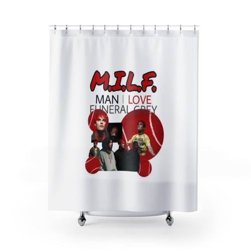 Funeral Grey Waterparks Shower Curtain