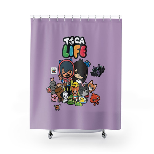 Toca Boca Shower Curtains - Colorful and Playful Home Decor
