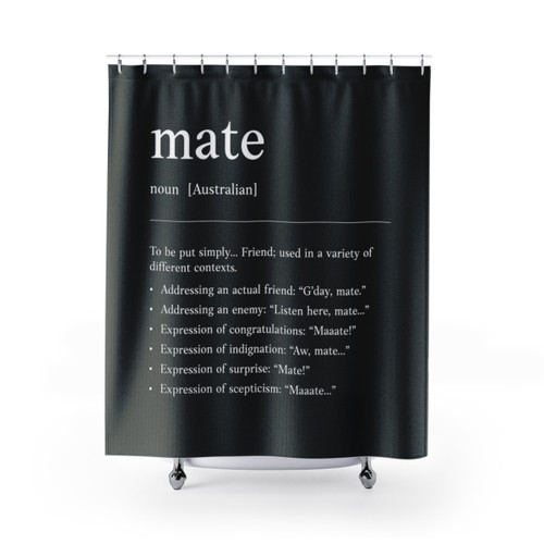 Australian Slang Shower Curtains