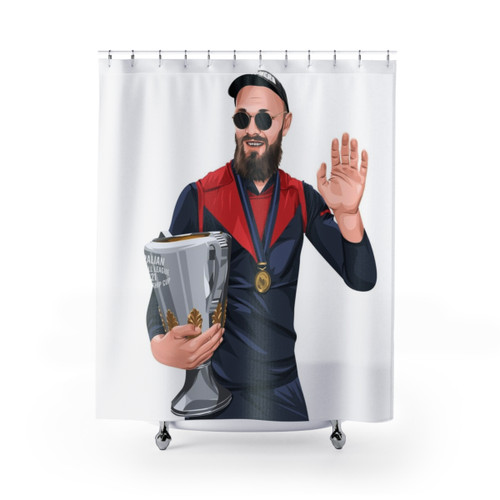 Melbourne Demons Shower Curtains - Celebrate the 2022 Premiership