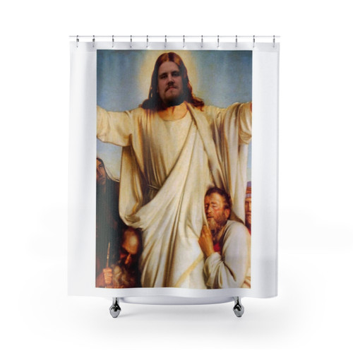 Funny Dragon Lord Shower Curtain