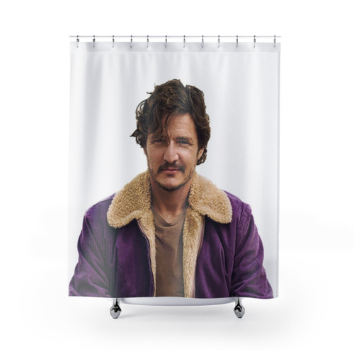 Pedro Pascal Inspired Shower Curtains
