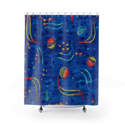 Dublin Bus Shower Curtain with Irish Transportation Design